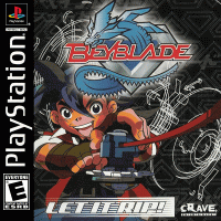 Beyblade Let It Rip PAL Playstation PAL box art